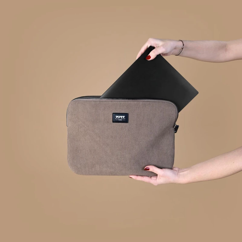 PORT DESIGNS MILANO II ECO puzdro na notebook 13/14 palcov, hnedá