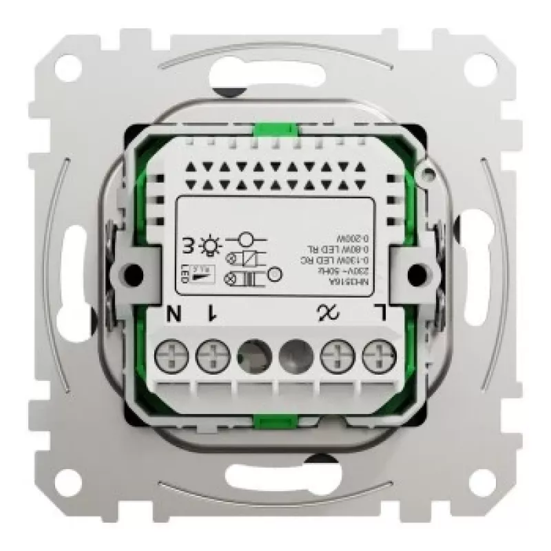 Schneider Electric Multiwire otočný LED stmievač 200W antracit
