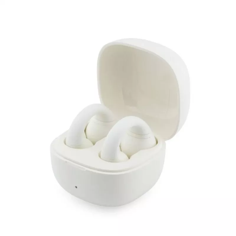 GUESS Mini Classic Open-Ear True Wireless slúchadlá - biele