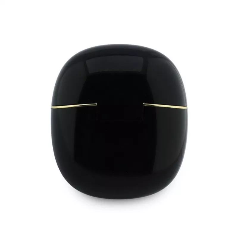 GUESS Glossy Gold Line Classic TWS slúchadlá čierne
