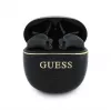 GUESS Glossy Gold Line Classic TWS slúchadlá čierne