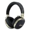 Guess náhlavné Bluetooth slúchadlá s ENC, Metal 4G Script Logo, čierne
