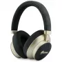 Guess GUE005456 náhlavné Bluetooth slúchadlá s ENC, 4G Gold Script Metal, čierne