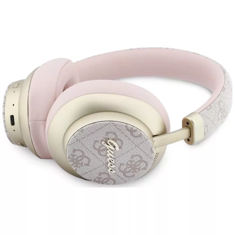 Guess GUE005458 náhlavné Bluetooth slúchadlá s ENC, ružové