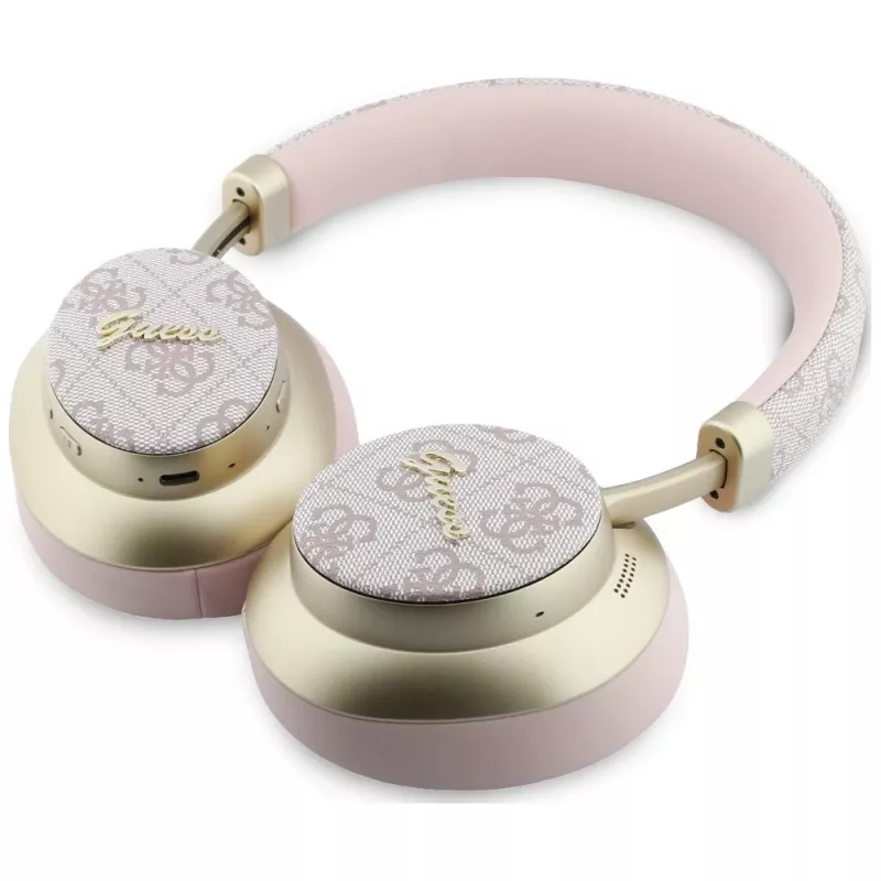 Guess GUE005458 náhlavné Bluetooth slúchadlá s ENC, ružové