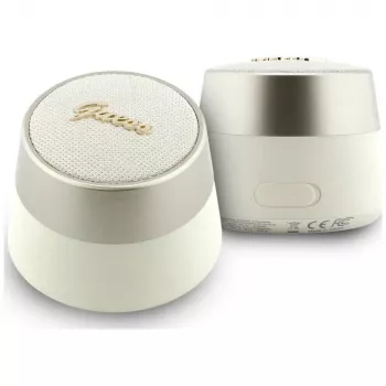 GUESS Bluetooth reproduktor 5W Script MetalLogo zlatý