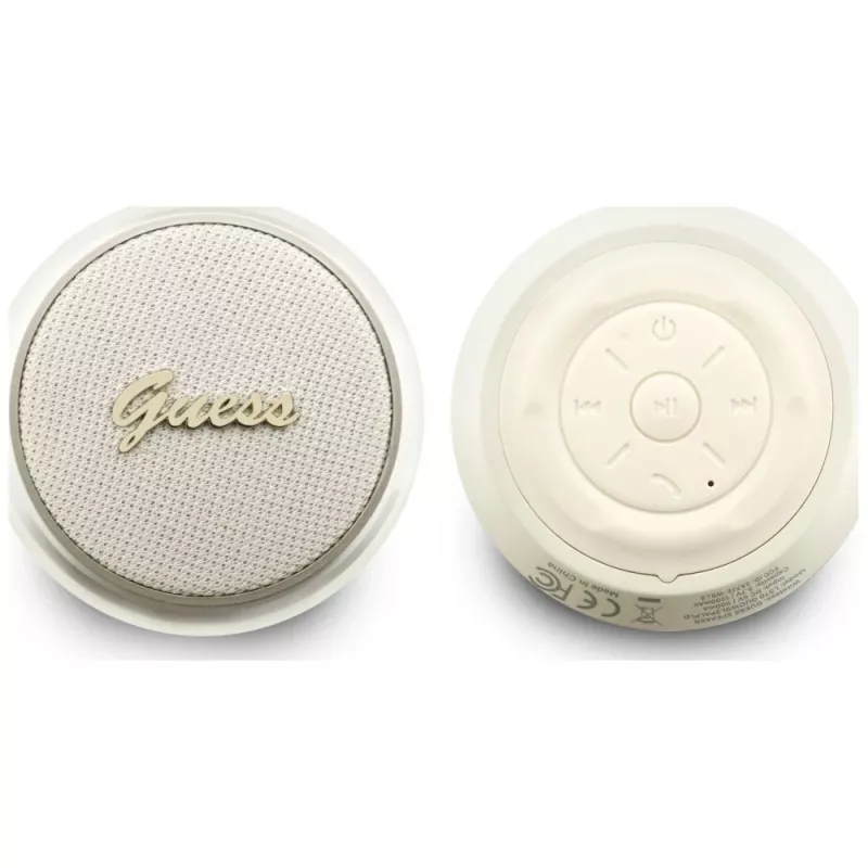 GUESS Bluetooth reproduktor 5W Script MetalLogo zlatý