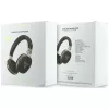 Guess GUE005460 náhlavné Bluetooth slúchadlá s ENC, hnedé, kovové rebrované trojuholníkové logo