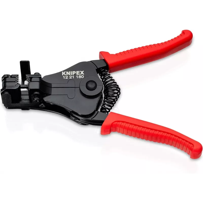 KNIPEX 1221 automatické odizolovacie kliešte 0,03-10 mm² (32-8 AWG) so strihačom, 180 mm