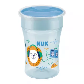 NUK Magic Cup 230ml tréningový pohár modrý 360° náustok