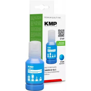 KMP 1584,0003 azúrová atramentová fľaša 135 ml 14000 strán jednotlivé balenie
