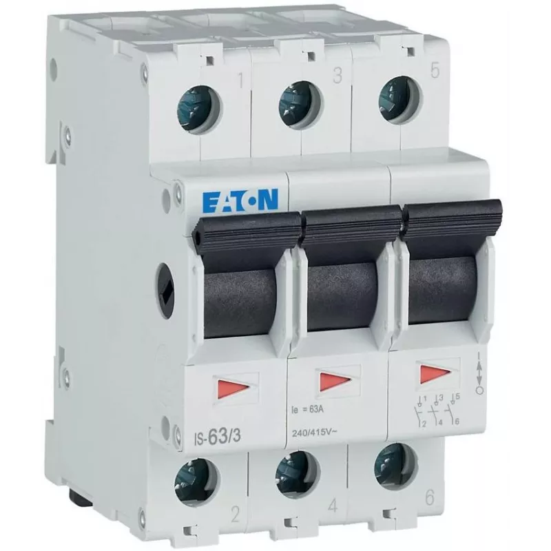 Eaton hlavný vypínač sivý 3-pólový 63A 230V/AC, 415V/AC 276276