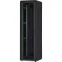 DIGITUS 26U Unique sieťový rozvádzač 600x800mm sklenené dvere čierny