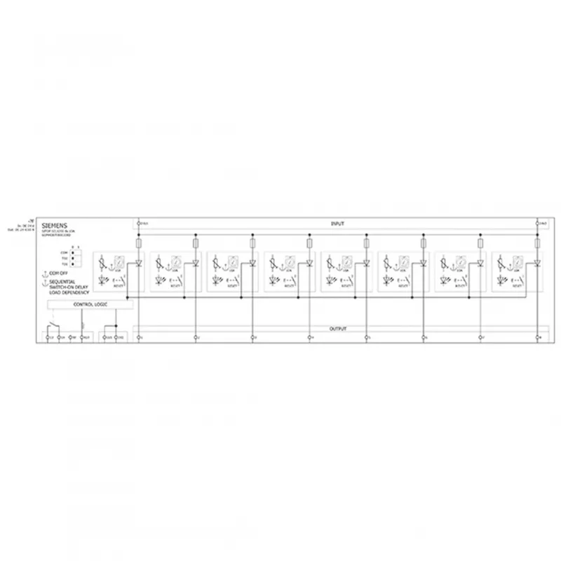 Siemens SITOP SEL1400 selektívny modul DC 24 V/8 x 2,1 A (6EP4438-7EB00-3DX0)