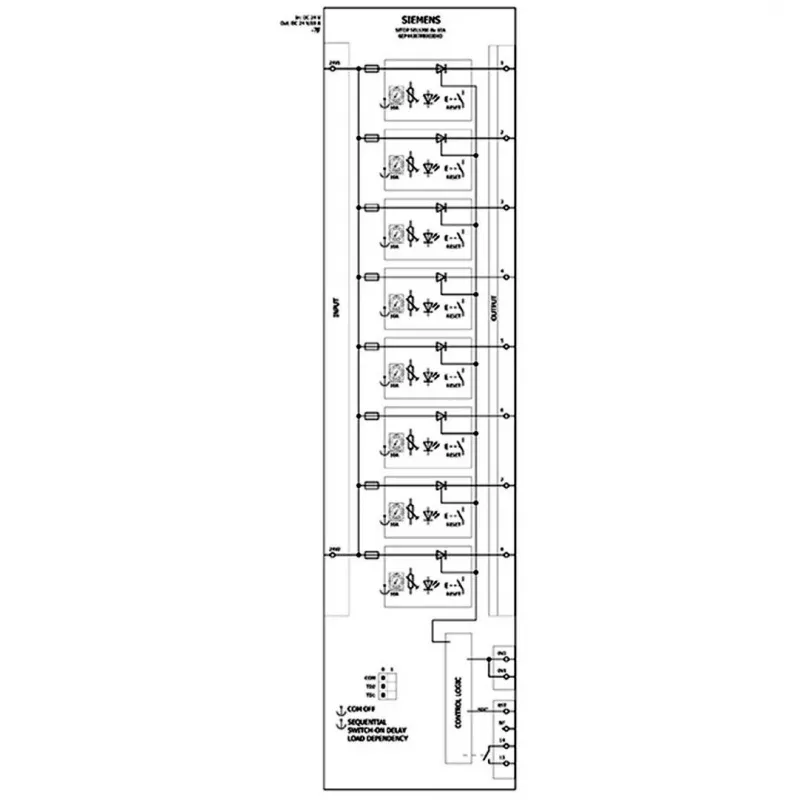 Siemens SITOP SEL1400 selektívny modul DC 24 V/8 x 2,1 A (6EP4438-7EB00-3DX0)