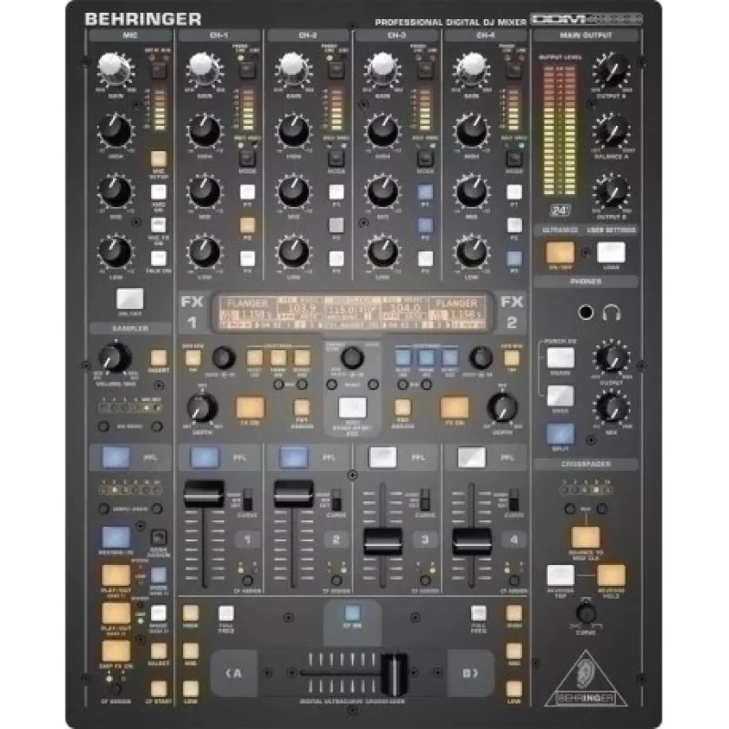 Behringer DDM4000 digitálny DJ mixér 5 kanálov