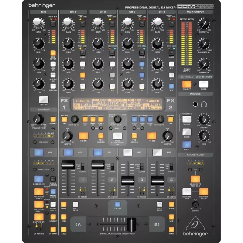 Behringer DDM4000 digitálny DJ mixér 5 kanálov