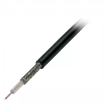 EFB Elektronik RG174 U koaxiálny kábel, 50 Ohm, čierny, 100m