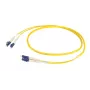 EFB Elektronik duplex prepoj LC-LC OS2 plochý dvojitý 3m žltý