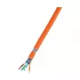 EFB Elektronik MK7101.1-CPR Cat7 S/FTP (S-STP) inštalačný kábel, oranžový