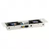 EFB-Elektronik BASIC ventilátorová jednotka 2-násobná, vrátane termostatu, RAL 9005 Plug & Play, pre nástennú skriňu IP55