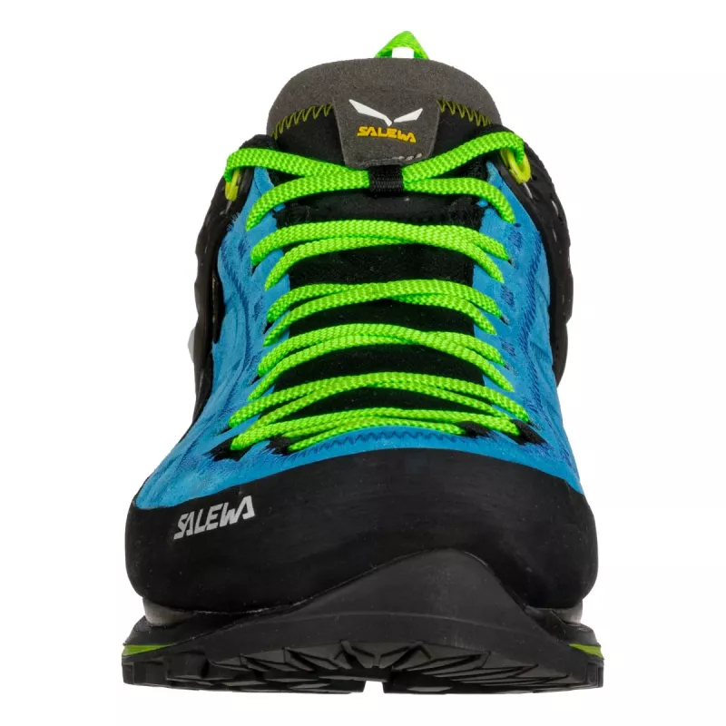 Salewa Mountain Trainer 2 GTX trekové topánky - modrá/neónovo zelená, veľkosť 46