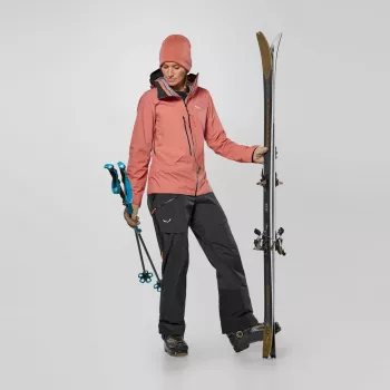 Salewa Sella 3L PTX Jacket dámska - Desert Pink XS