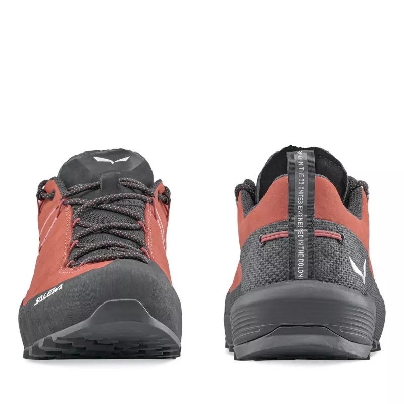 Salewa Wildfire Leather 2 GTX prístupové topánky pre dámy - etruská červená/čierna, veľkosť 41