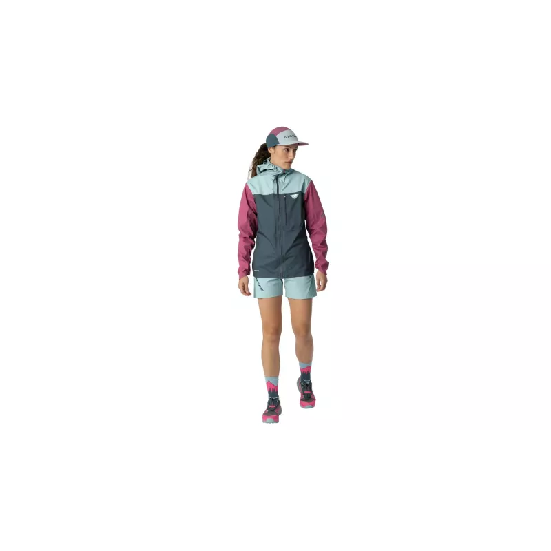 SALEWA dámska Dynafit Traverse 3L bunda - Cinder/Cloud Blue, veľkosť S