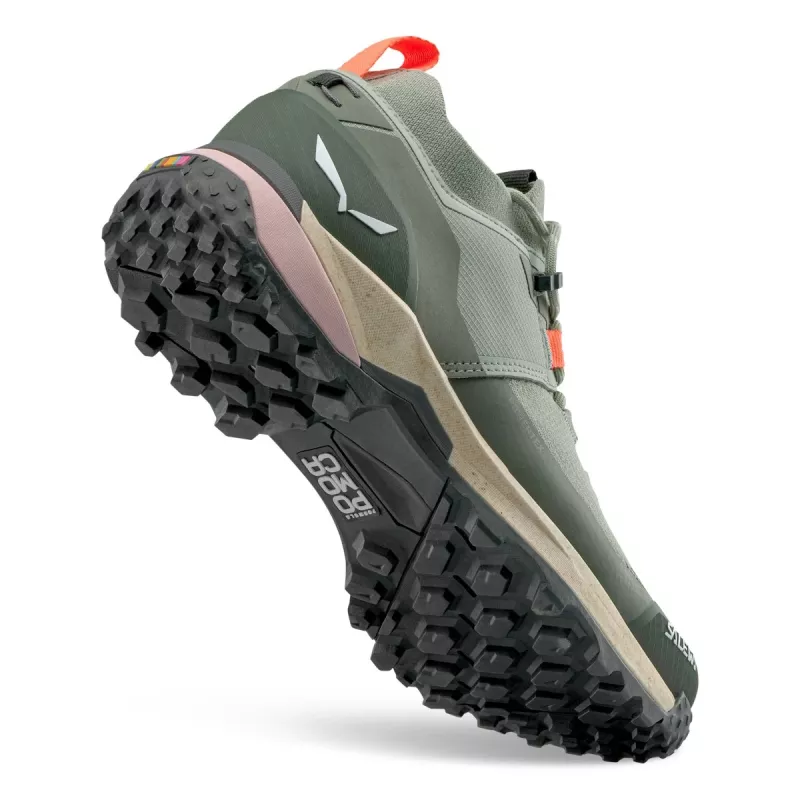 Salewa Puez 2 Knit Ptx dámska turistická obuv - Shadow/Olive, veľkosť 40