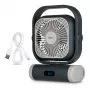 MEDION LIFE Camping Fan E10 TF (MD 12065) sivá/biela