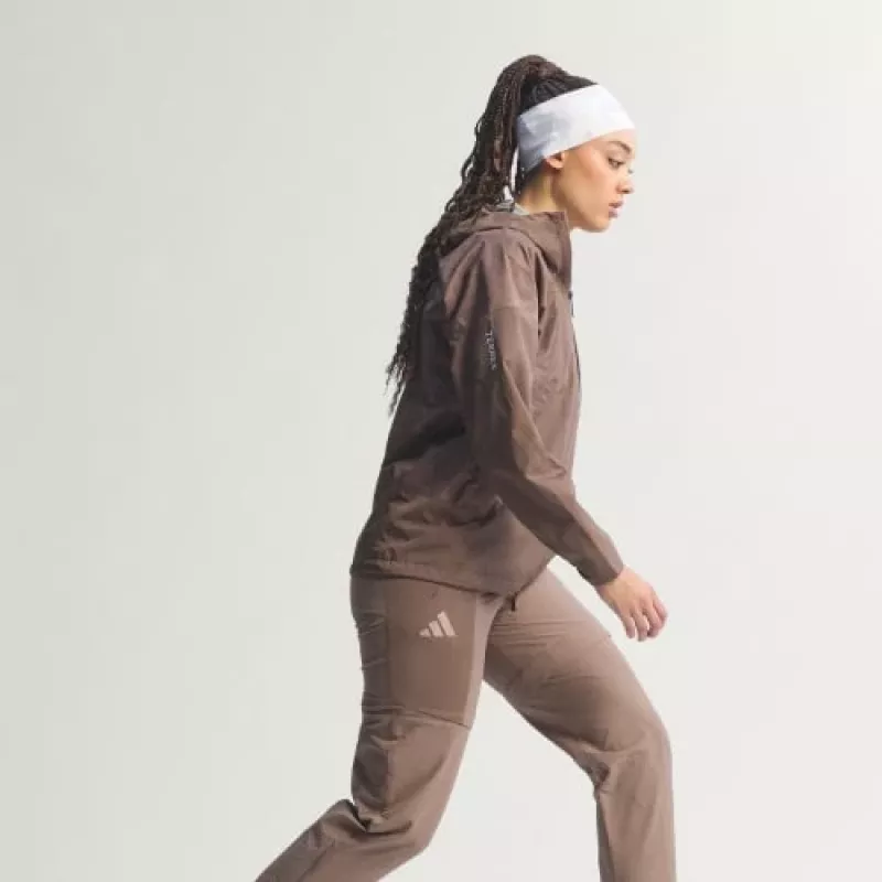 adidas TERREX Xperior 2.5L Hybrid Primeknit Climaproof bunda - Trace Brown - XS