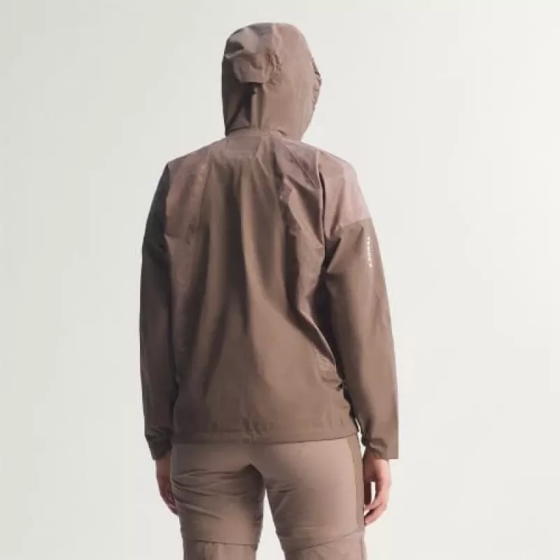 adidas TERREX Xperior 2.5L Hybrid Primeknit Climaproof bunda - Trace Brown - veľkosť S