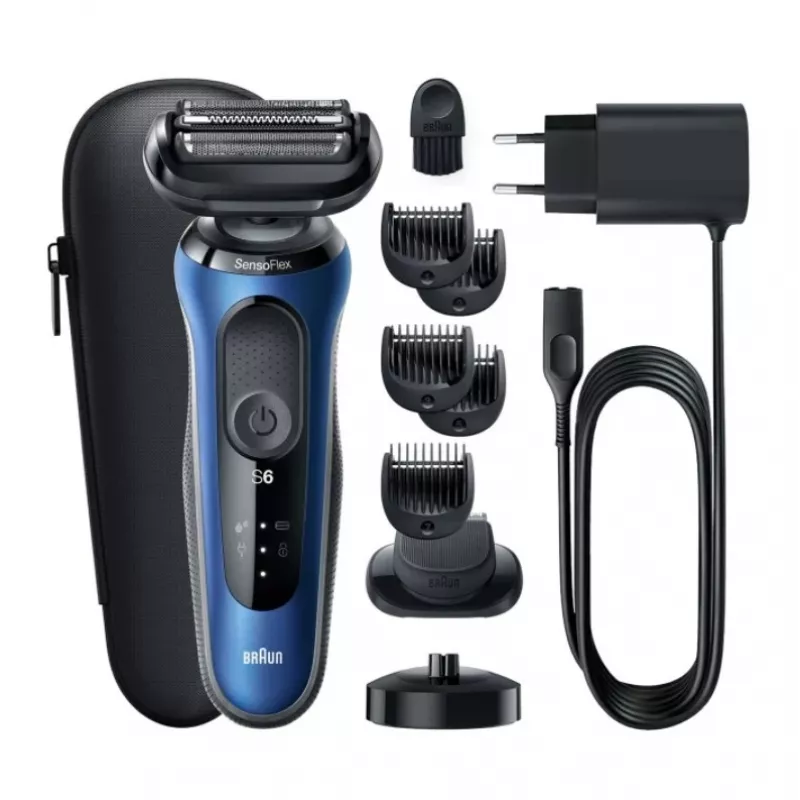 Braun Series 6 61-B4500cs fóliový holiaci strojček modrý