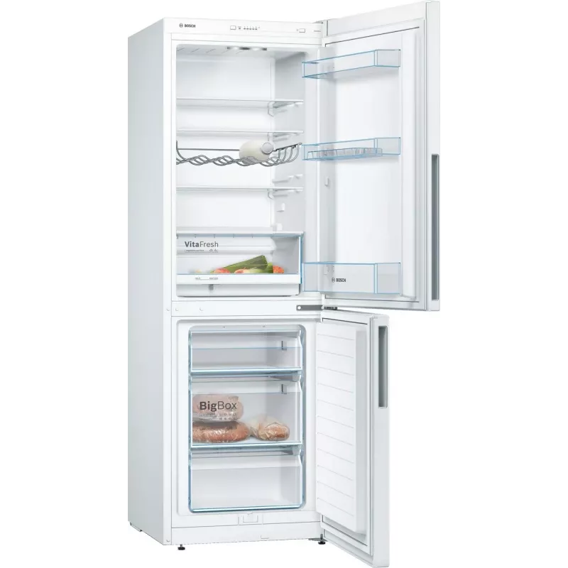 Bosch KGV33VWEA voľne stojaca chladnička s mrazničkou, 288 L, biela, energetická trieda E
