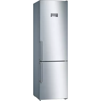 Bosch KGN397LEQ voľne stojaca chladnička s mrazničkou s NoFrost, VitaFresh, 363 l, vzhľad inox, energetická trieda E