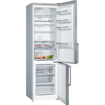 Bosch KGN397LEQ voľne stojaca chladnička s mrazničkou s NoFrost, VitaFresh, 363 l, vzhľad inox, energetická trieda E