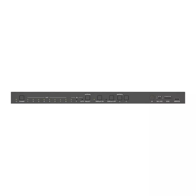 PureLink 2x8 HDMI 2.1 splitter - 48Gbps so scalerom a audio-de-embedding