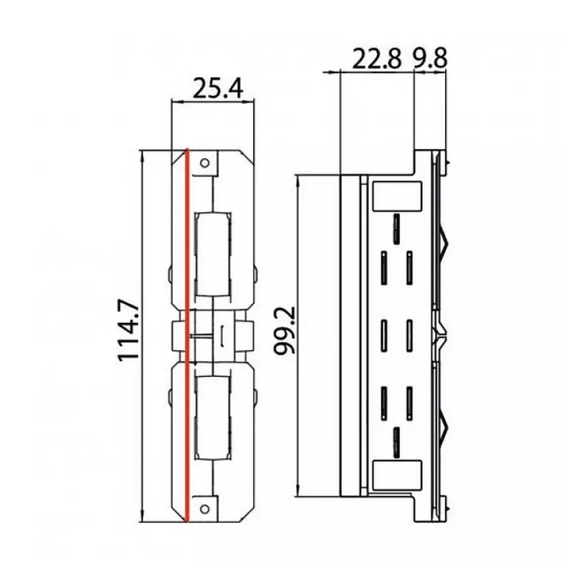 Brumberg 87114070 elektrický konektor 3-fázová lišta ONETRACK DALI biely