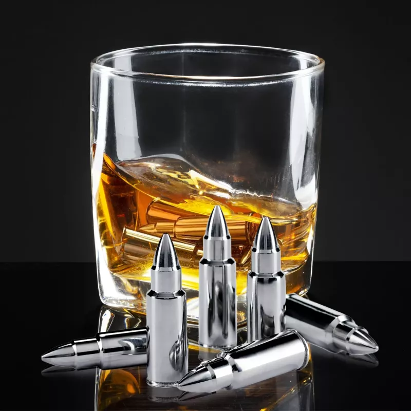 Mad Monkey nerezové ľadové kocky Bullet