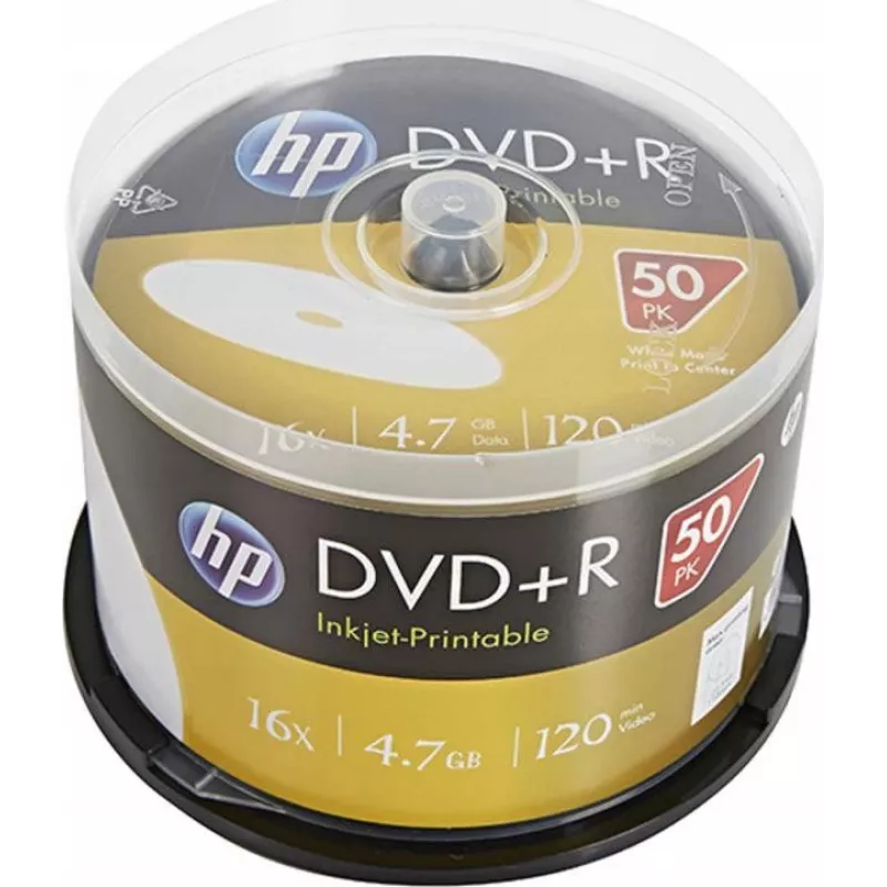 Verbatim DVD+R HP atramentovo potlačiteľné vreteno (50 diskov) 16x 4.7GB AZO
