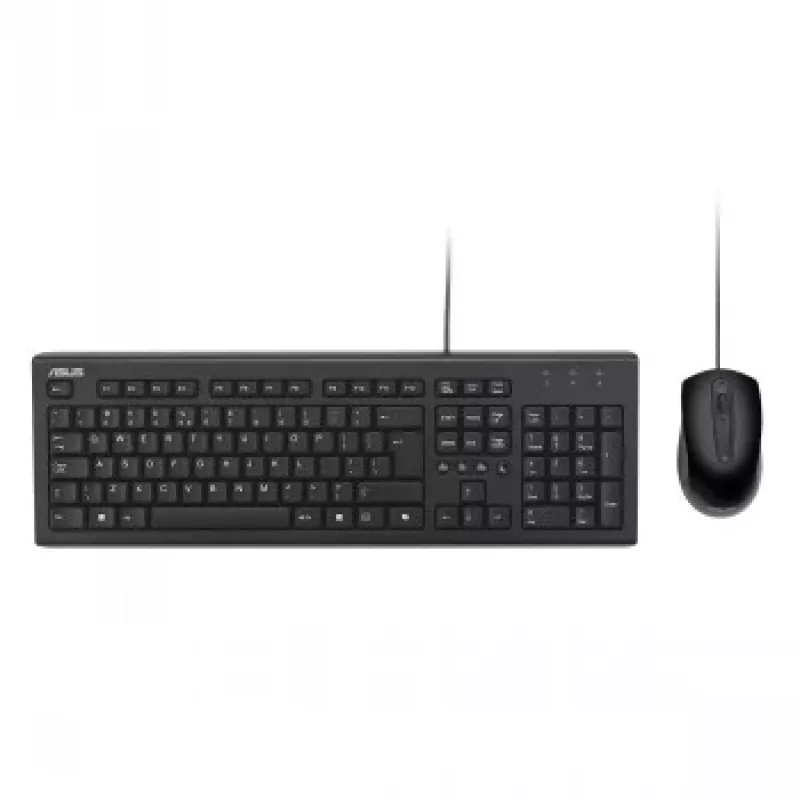 ASUS klávesnica a myš U2000 estónske QWERTY káblová sada