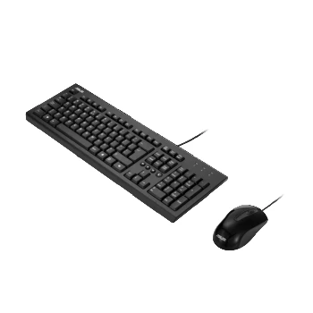 ASUS klávesnica a myš U2000 estónske QWERTY káblová sada