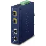 Planet IGT-2205AT priemyselný 2-portový Gigabit Ethernet na SFP media konvertor, IP30, -40°C až 75°C