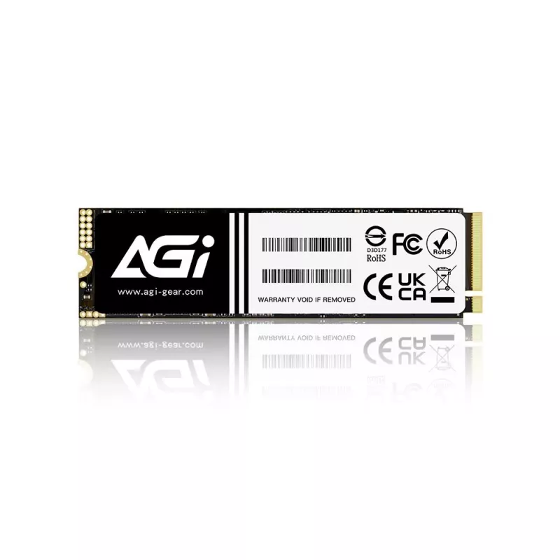 AGI TECHNOLOGY 512GB M.2 2280 PCIe Gen3 x4 NVMe SSD, 3000MB/s čítanie, 1400MB/s zápis