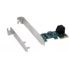 Exsys EX-3519 SATA radič PCIe x1 pre 2 HDD a SSD jednotky - SATA III 6 Gbit/s