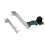 Exsys EX-3519 SATA radič PCIe x1 pre 2 HDD a SSD jednotky - SATA III 6 Gbit/s