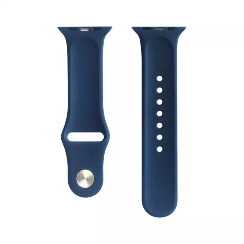 Evelatus Apple Watch 42/44/45mm silikónový loop náramok (S/M 110mm) modrá