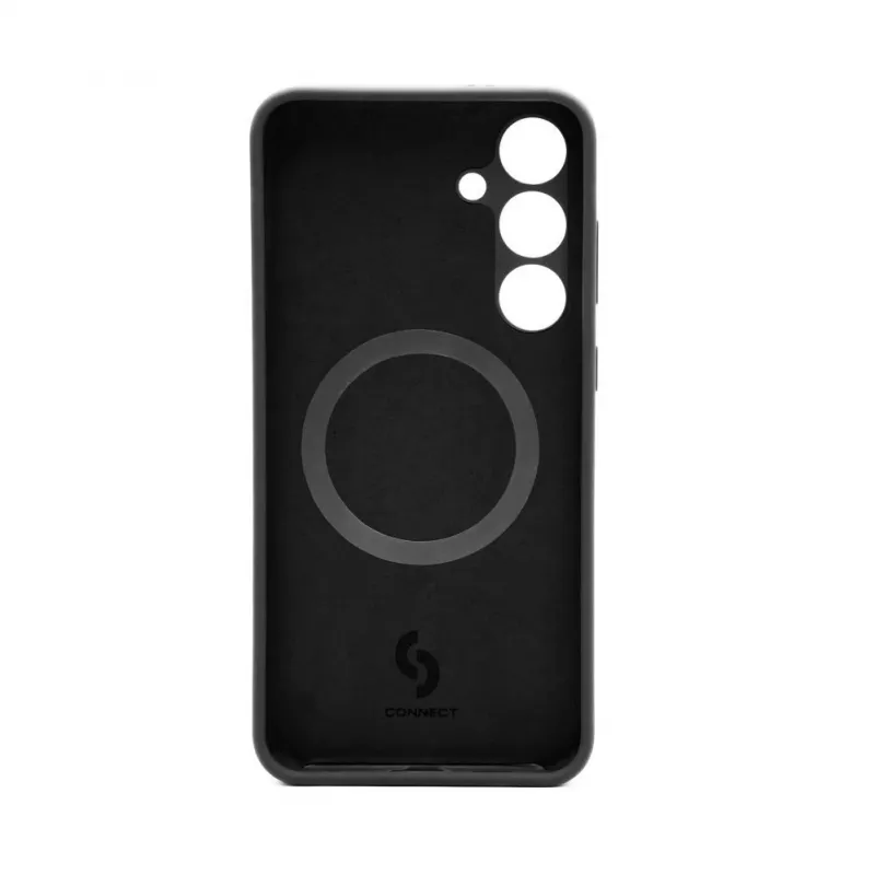 Connect Samsung Galaxy S24 Plus Premium Quality magnetické Soft Touch silikónové puzdro čierna