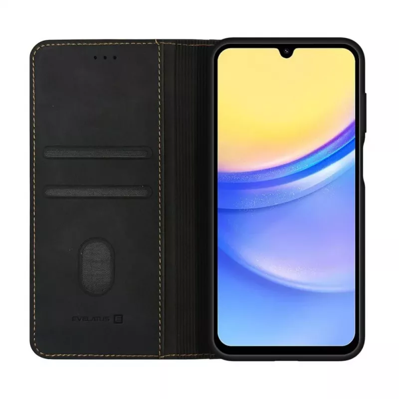 Evelatus Samsung Galaxy A15 book case folio čierna